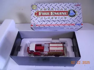 New NOS Corgi National Motor Museum Fire Truck American LaFrance Pumper Damaged - Picture 1 of 18