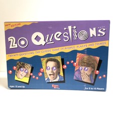 New 20 Questions Board Game Complete Twenty Vintage 1987 First Edition People