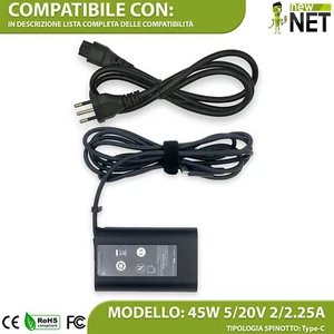 Netzteil kompatibel mit Dell 470-ABSF KR7FK C13F5 45W 5 - 20V 2 - 2,25A - Bild 1 von 6
