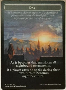 Day Night Token - 021/021, MTG Innistrad: Midnight Hunt - Bild 1 von 2