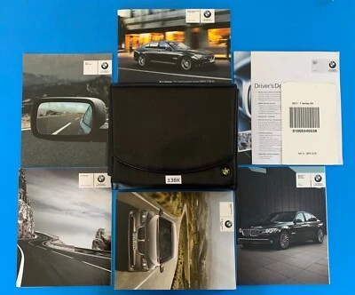 BMW F01 2011 serie 7 740i 740Li 750i 750Li xDrive 760Li conjunto de libros manuales del propietario Foto 1 de 4