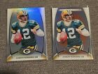 AARON RODGERS 2012 TOPPS PLATINUM.   RED PARALLEL AND BASE.  2 CARD LOT