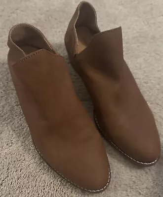 Lucky Brand Women Fausst Convertible Mule Ankle Bootie Shootie Tan Leather 9M 40 - Image 1 of 3