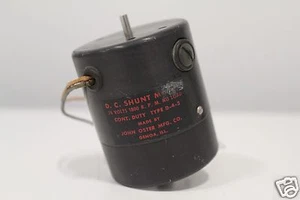 MOTOR JOHN OSTER D.C. DERIVACIÓN 24 VOLTIOS 1800 R.P.M. D-4-2 + ENVÍO RÁPIDO GRATIS - Imagen 1 de 5