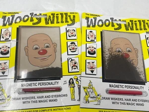 Juego de 2 juguetes de dibujo de personalidad magnéticos Wooly Willy originales hechos en China - Imagen 1 de 8