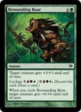 RESOUNDING ROAR X 4 E/X+ SHARDS OF ALARA MAGIC THE GATHERING