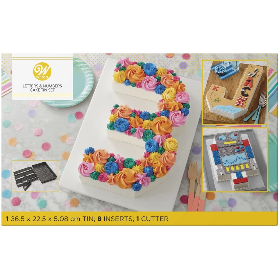 Wilton Backform Celebrations Numbers & Letters - Bild 1 von 1