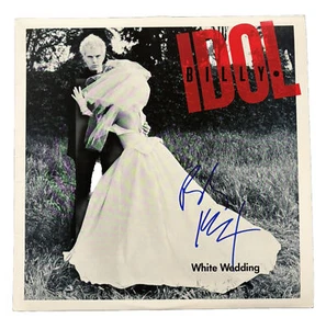 Billy Idol Signed White Wedding Album Vinyl LP JSA COA #AM17745 Auto - Picture 1 of 4
