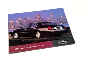 Folleto de hoja informativa Lincoln Town Car Executive Series L 2000 - Imagen 1 de 1