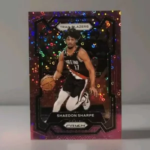 2023-24 Panini Prizm - SHAEDON SHARPE - Rosa Fast Break SSP /50 NM/M - Foto 1 di 6