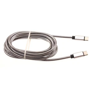 Type-C to USB-C 6ft Metal PD Cable Charger Cord Power Wire Sync for Smartphones - Picture 1 of 7