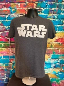 Star Wars T-Shirt Logo Grafik Grau (S) - Bild 1 von 3