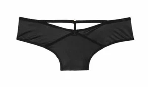 Victorias Secret Very Sexy Black Cheeky Panties Size S-L Strappy Cut-Outs Solid - Picture 1 of 9