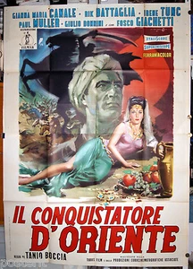 manifesto 4F film IL CONQUISTATORE D'ORIENTE Gianna Maria Canale Rick Battaglia - Picture 1 of 1