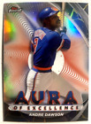 2022 Topps Finest Aura Of Excellence Kinsukuroi Black/Gold Andre Dawson #Ae-Ad
