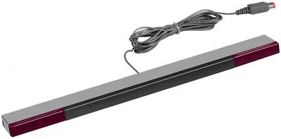 Genuine Nintendo Wii/Wii U Sensor Bar with Motion Cable – Silver (RVL-014) - Image 1 of 3