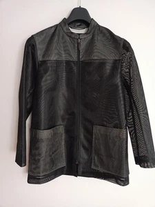Schwarze trendige Netzjacke Marc Cain, hochwertige Lampo Accessoires Gr: S/M - Bild 1 von 16