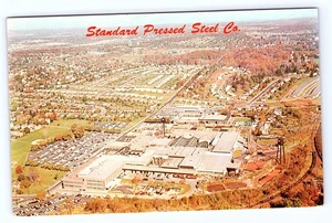 Jenkintown Pennsylvania aerial view Standard Steel Co chrome Postcard D533 - Picture 1 of 2