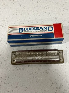 Vintage Hohner Marine Band Harmonica Bb- WORKS! & Bluesband Hohner - Picture 1 of 21