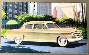 #K1945 AUTO POSTCARD, 1954 PLYMOUTH SAVOY CLUB COUPE - Picture 1 of 2