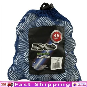 Recycled Golf Balls 48 Pack Assorted Colors Ionomer Ideal Practice Play New - Picture 1 of 7