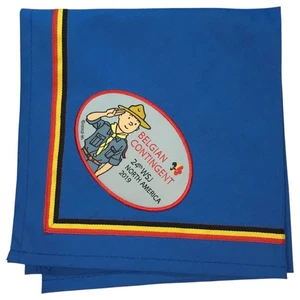 Pañuelo contingente belga 2019 24th World Scout Jamboree Estados Unidos - Imagen 1 de 2