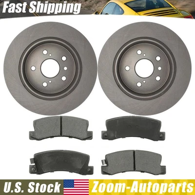 Kit de frenos traseros rotores y pastillas de freno para Toyota Camry 1994 1995 Foto 1 de 4