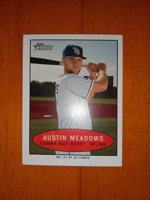 2020 Topps Heritage - 1971 Bazooka Numbered Test Austin Meadows #22 - Image 1 of 2
