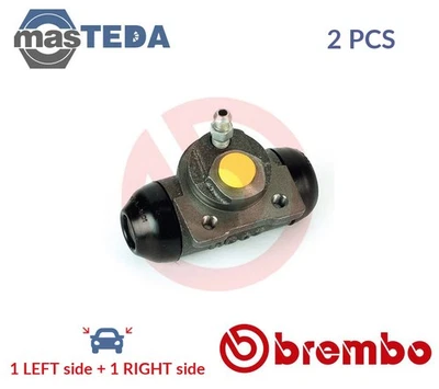 A 12 350 DRUM WHEEL BRAKE CYLINDER PAIR BREMBO 2PCS FOR RENAULT MEGANE I - Image 1 of 4