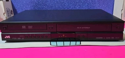 JVC DVD VHS DR-MV99BU DVD Recorder VHS Player HDMI - Tested - - Image 1 of 4