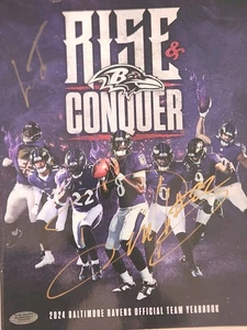 Derrick Henry Baltimore Ravens Autographed Program With Certification - Picture 1 of 2