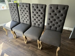 La Residence Interiors Burford Dining Chairs x4 - Picture 1 of 3
