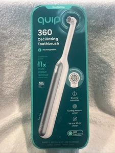 SEALED quip 360 Oscillating Rechargeable Electric Toothbrush + Travel Case, Blue - Picture 1 of 10