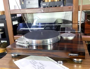 MICRO SEIKI BL-91 Turntable w/ A1202 Arm Base Excellent Tested Japan FedEx GS03 - Picture 1 of 13