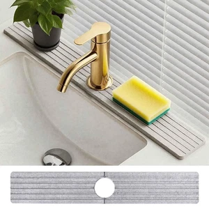 Tappetino Rubinetto in Pietra per Lavello Cucina, 23,6" Assorbente Diatomite Rubinetto Asciugatura Rapida... - Foto 1 di 6