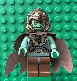 Lego Vintage Castle Fantasy Era Troll Warrior Minifigure with Cape