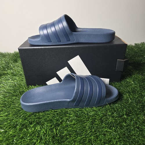 Adidas Adilette Aqua sandali slip on slide blu scuro estivi IF0895 uomo taglia 10