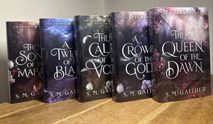 Shadows & Crowns Series by S. M. Gaither SIGNED & NUMBERED UK 1/1 HB Set Sprayed - Picture 1 of 20