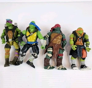 Teenage Mutant Ninja Turtles 2014 15 Lot 4 Paramount Pictures Action Figures 5" - Picture 1 of 11