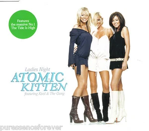 ATOMIC KITTEN - Ladies Night (ft KOOL & THE GANG) (UK 2 Tk CD Single Pt 1) - Picture 1 of 1