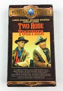Two Rode Together VHS James Stewart Richard Widmark Columbia Western Classics