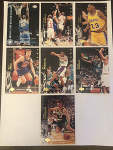 1993-94 Upper Deck Basketball SE Electric Court Singles - List in Description