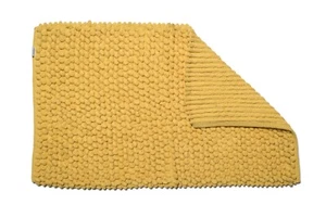 Croydex Soft Cushioned Bathroom Bath Mat, Yellow, Machine Washable - Picture 1 of 3