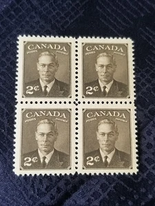 Canada Stamps - 2 Cents 1949 -1951 King George VI - W21 - Picture 1 of 3