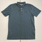 Volcom Shirt Men's Medium Blue Short Sleeve Golf Polo