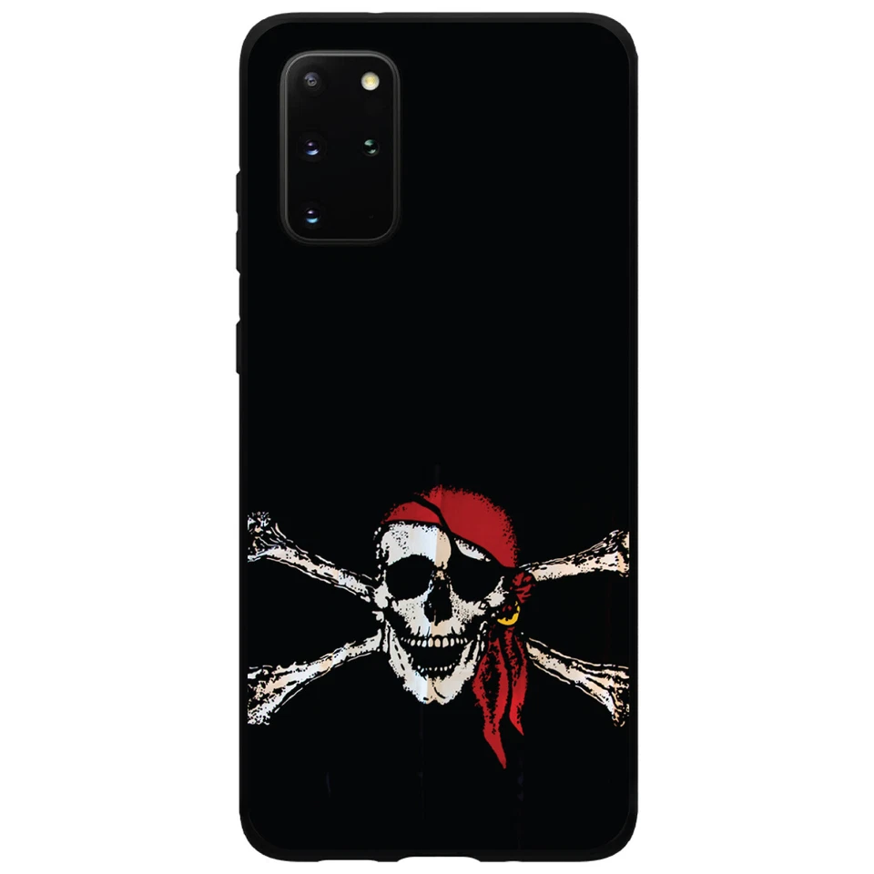 Funda Rígida para Samsung Galaxy S Negra Roja Bandera Pirata Foto 1 de 1