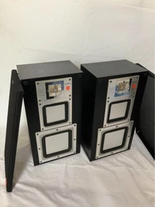 SONY APM-750AV Speakers Magnetically Shielded Units ABR Passive Radiators Japan - Picture 1 of 15