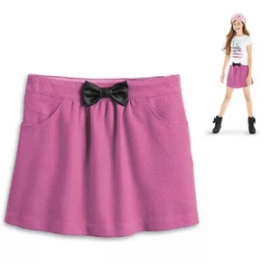American Girl SKIRT FOR GIRLS GOTY 2013 GRACE Meet Outfit Pink Black Bow Size 14 - Picture 1 of 5