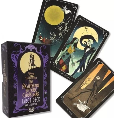 Carte Tarocchi The Nightmare Before Christmas Card Tarot 78 carte - Immagine 1 di 4