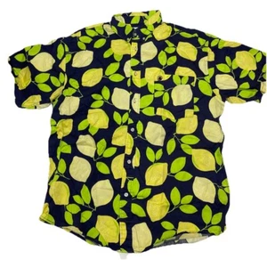 Southern Proper Men’s Lemon Multicolored Button Down Short Sleeve Shirt XL - Picture 1 of 8
